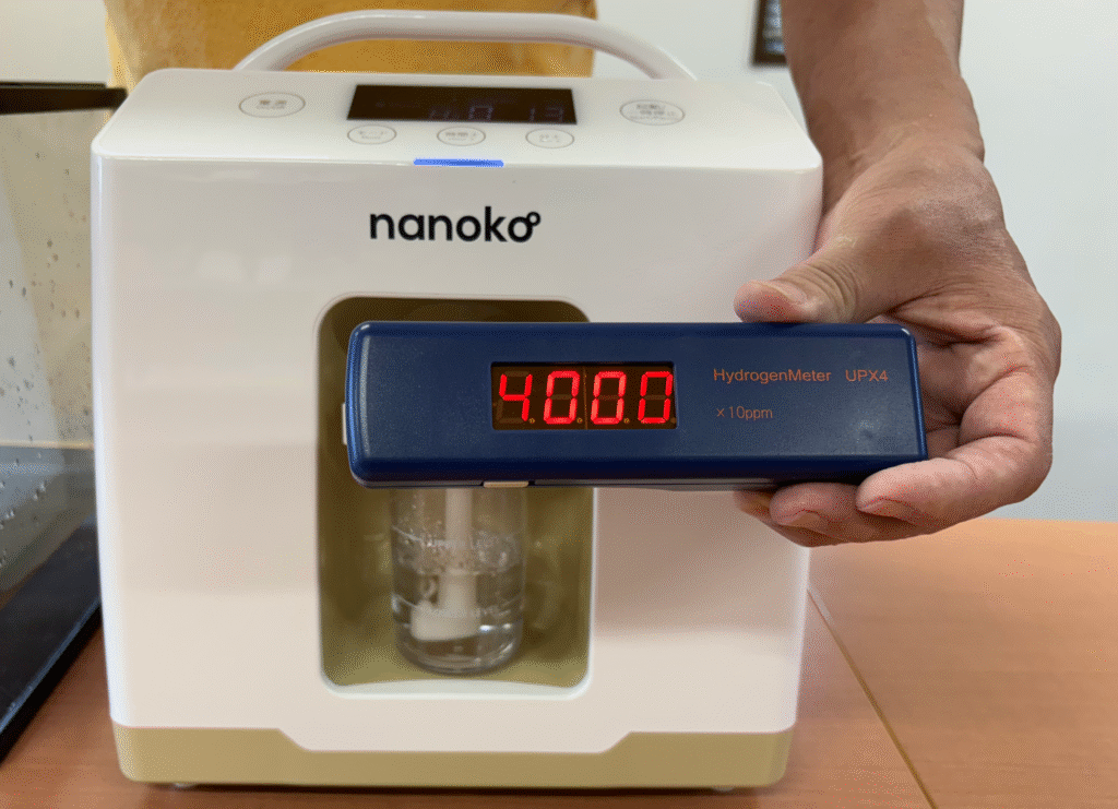 UPX4でnanoko300の水素濃度計測