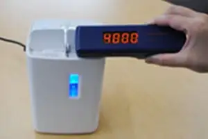 水素ガス(H2)濃度測定器 UPX4による水素吸引器からの水素測定