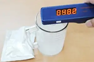 水素ガス(H2)濃度測定器 UPX4による入浴剤から発生時の水素ガス測定